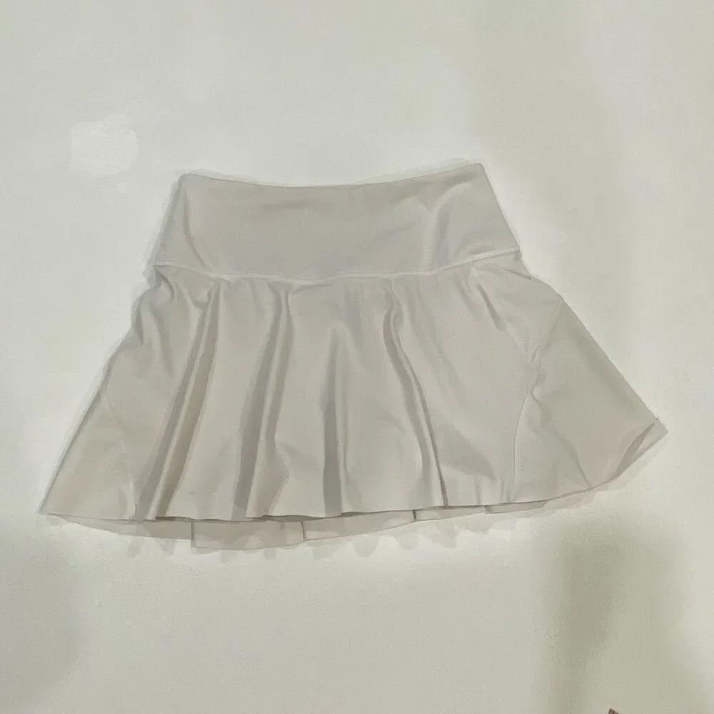 Athleta Ace Tennis Skort White 13.5” Size XS Athletic Running Golf Skirt